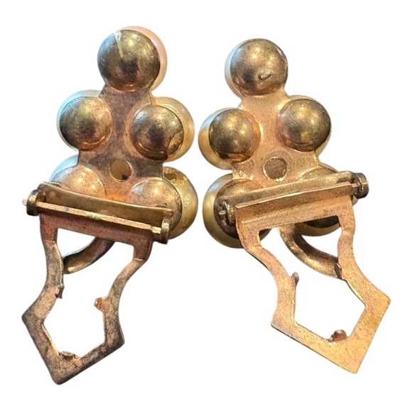 Vintage Beaded Necklace & Clip-On Earring Set Earth Tones & Pearl JB7 - Picture 5 of 6